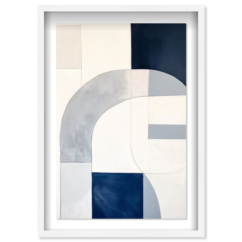 Sunset Serenity II Shadowbox Abstract Print by Oliver Gal, Black Frame, 10 x 15, 25.5"H x 17.5"W, White Frame
