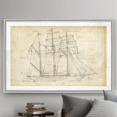 " Sailboat Blueprint I "