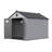8*10Ft Plastic Storage Shed For Backyard Garden Big Spire Tool Storage