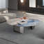 Table basse ronde en pierre supercristalline
