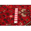 Tapis rouge rétro Ioan 6 pi 11 po x 9 pi 11 po