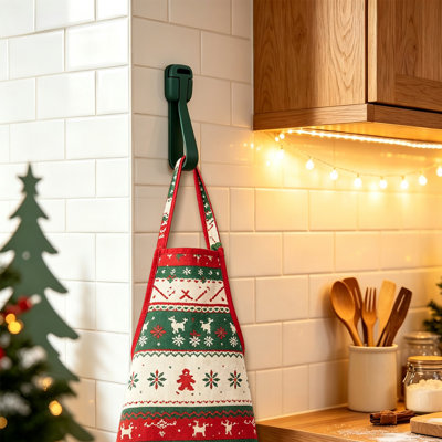 Ensemble de 4 crochets muraux en silicone, amovibles et réutilisables, pour serviettes, décoration de Noël, maison, cuisine et salle de bain.