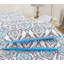 Ensemble de courtepointe réversible en microfibre 4 pièces-938267363
