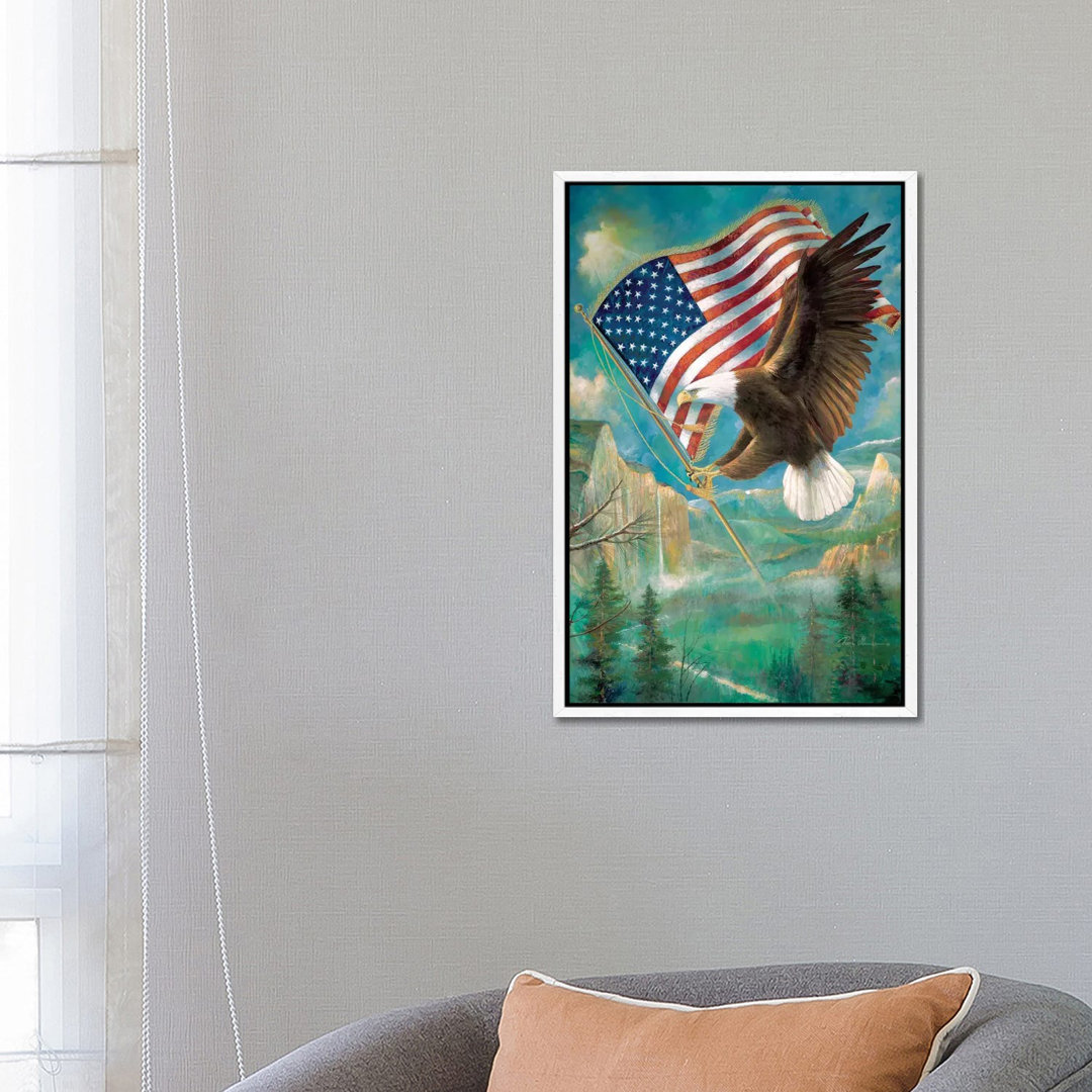 Pledge Of Allegiance von Ruane Manning - Galerie-verpackte Leinwand Giclée auf Leinwand