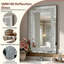Grand miroir suspendu en cristal Crystal Diamond