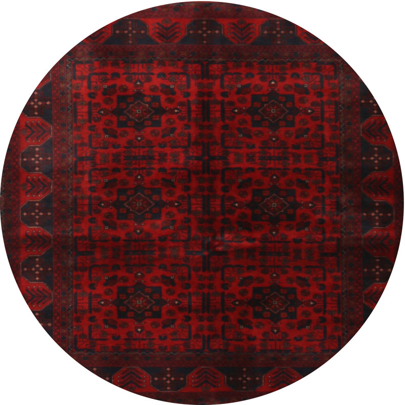 Oriental Indoor Rug, Round 5'