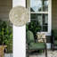 Sumac Indoor/Outdoor Wall Clock and Thermometer