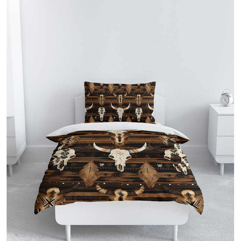 Modern & Contemporary Polyester Duvet Cover, Queen Duvet Cover + 2 Queen Shams