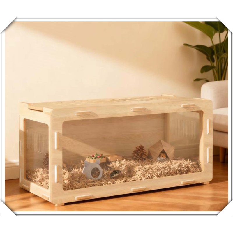 Cage à hamster avec toit ouvert pour évents Easy View