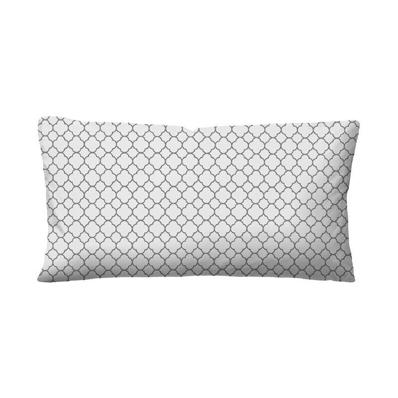 Mix & Match 100% Cotton Pillow Case, Black Grey, 40 x 80cm