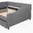Upholstered daybed with Two Drawers, Wood Slat Support