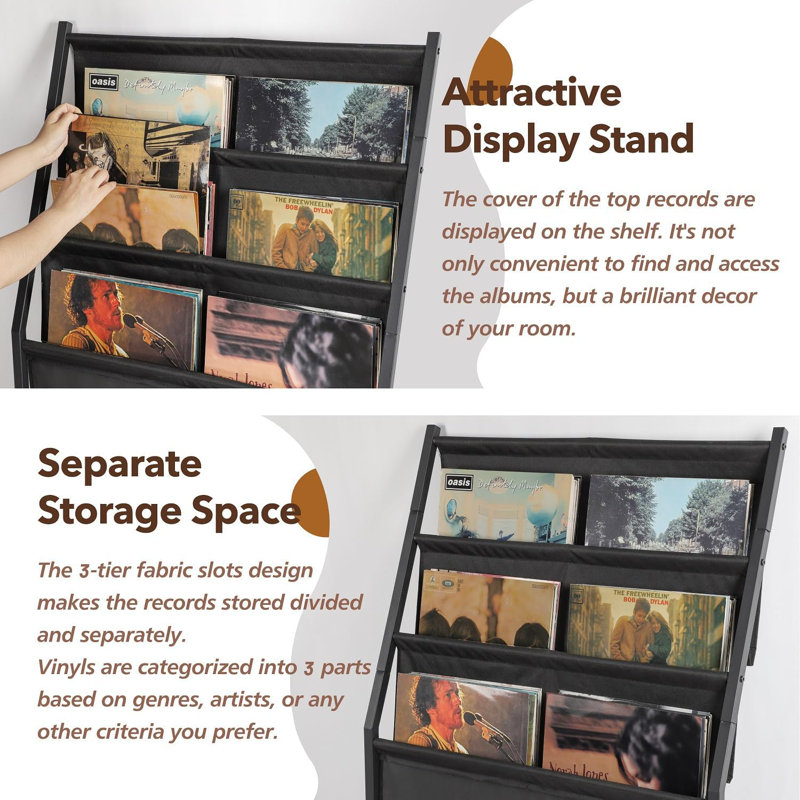 Rangement pour disques vinyles