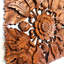 Lotus Handmade Plants & Flowers Wall Decor on Solid Wood