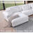 Errett Upholstered Fabric Large Reversible Corner Sectional Cloud Couch with Two Ottomans, Storage Console with Cup Holders & Charging Ports-582706353