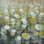 «Rain Drops Yellow Grey» par Danhui Nai, reproduction d'art sur toile tendue