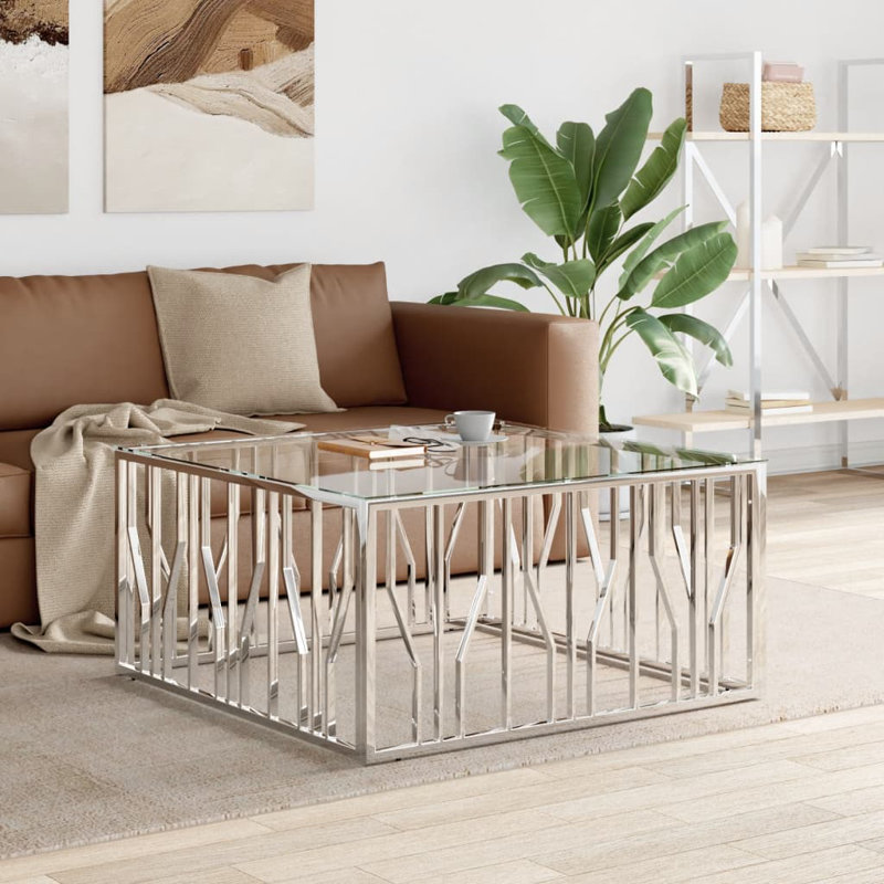 Mahibah Frame Single Coffee Table, 19.7" H x 39.4" L x 39.4" W