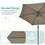 Parasol de table d'extérieur résistant aux intempéries 7,5 pi pour terrasse, terrasse et cour-1336664447