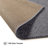 Modern Plush Pet and Kids Friendly Solid Color Area Rugs, Stain & Fade Resistance, Bedroom, Playroom and Kidsroom, Event, Wedding, Perfect for Living Room, Dining Room, Gray Rug-1283596246