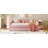 Stylish Upholstered Daybed with Integrated LED Lighting and Trundle, Offering Comfort and Functionality for Small Spaces and Overnight Guests-1461867188-1461867179