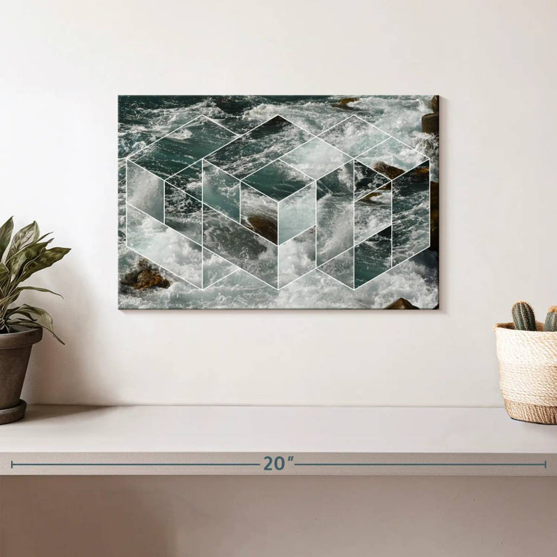 Gillard Ocean Geometry, 8" H x 12" W