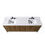 Meuble-lavabo double 84 po avec comptoir en pierre Milano -125118048-125118042
