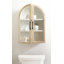 Armoire arquée en bois pour rangement mural-818859947