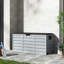 Plastic Garden Storage Box with Wheels-1965627422