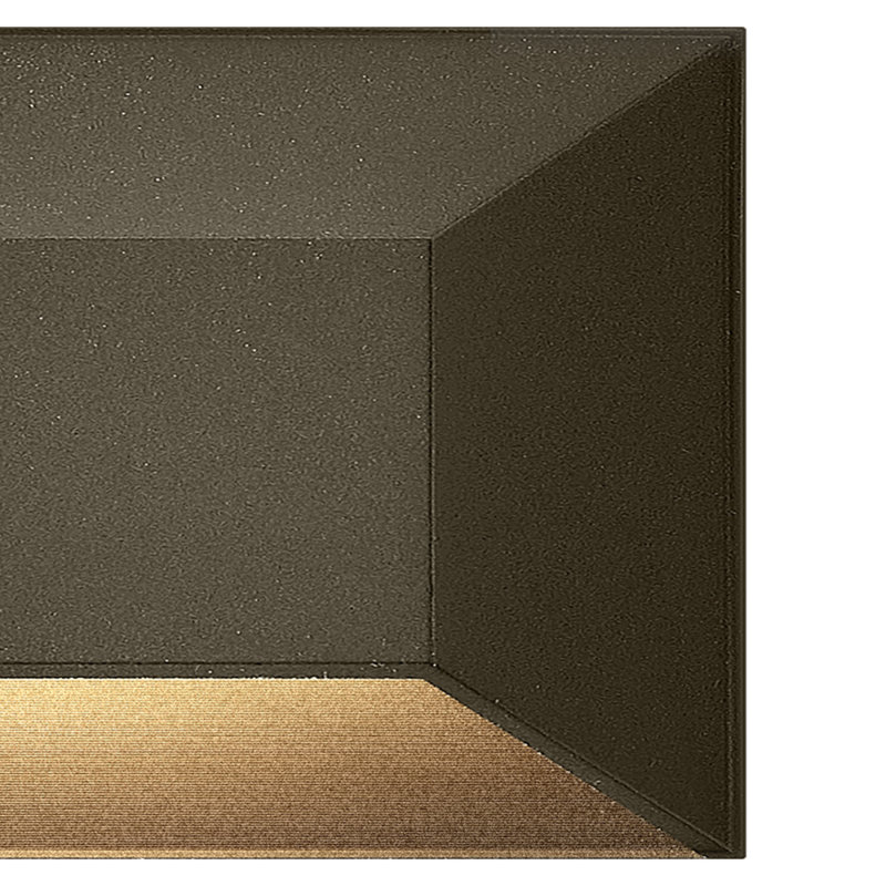 Hinkley Nuvi Rectangular Deck Sconce, Brown