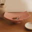 Plateau décoratif décoratif pour la maison - Plateau décoratif parfait pour repose-pieds ou table basse - Cuisine polyvalente, bibelot ou plateau à bijoux - 17 po, rouge