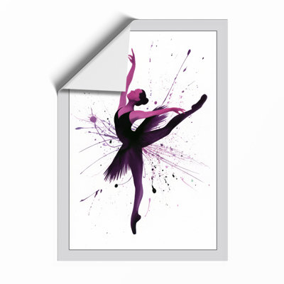 Dancer in Motion Modern - Framed Print