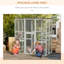 Wooden Cat House with Platforms Cat Cage for Multiple Kittens
