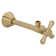 Cross Handle Angle Stop Shut Off Valve 1/2" Copper Sweat x 3/8" OD Compression Outlet