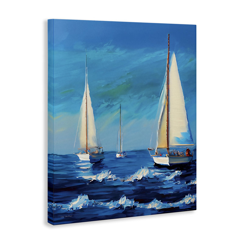 Sailors on Ebbing Tide Canvas Wall Art by Seven Trees Design, 40" H x 30" W