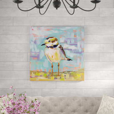 « Coastal Plover II » par Jeanette Vertentes, peinture sur toile