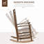 Chaise berçante à haut dossier Traditional