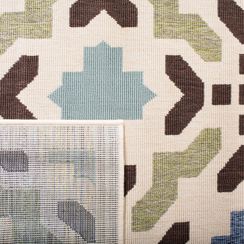 Northpoint Performance Geometric Indoor/Outdoor Area Rug, Rectangle 2' x 3'7"