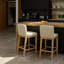 Counter Stool with Solid Wood Frame-1539616089