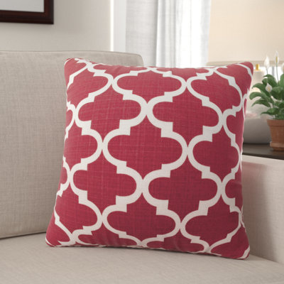 Ming Geometric Square Pillow Cover & Insert
