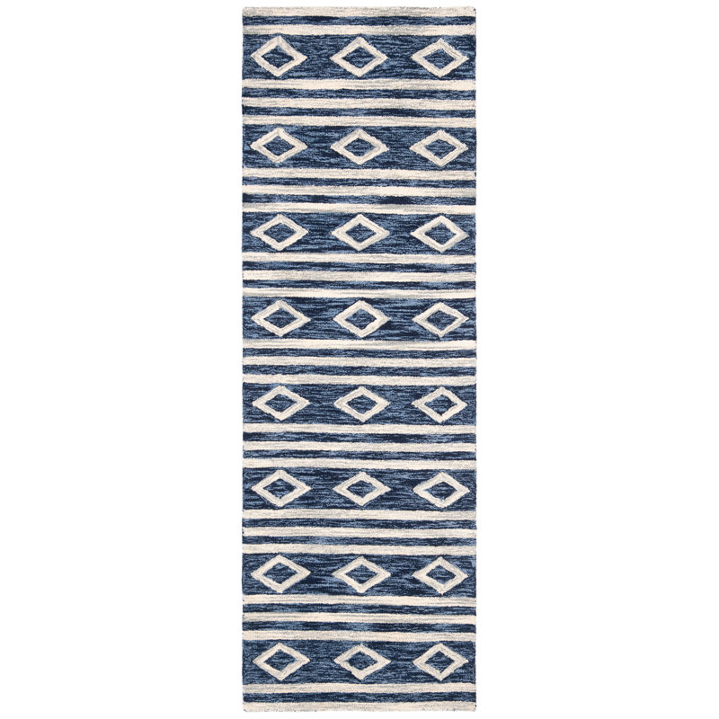 Vedika Hand Tufted Wool Southwestern Rug, Runner 2'3" x 7'