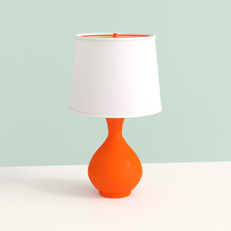 Lampe de table 23 po Babitz, Orange