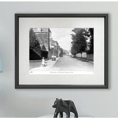 Penzance, Alverton Street 1908 - Single Picture Frame Print