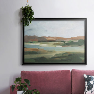 Autumn River Crossing I, reproduction d'art sur toile