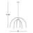 Yula 6 - Light Dimmable Modern Linear Chandelier-972576414