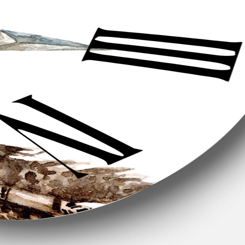 Horloge murale bohème et éclectique, Grand