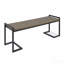 Banc industriel en bois et métal-1132751726