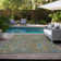 Kinslee Washable Paisley Indoor / Outdoor Rug