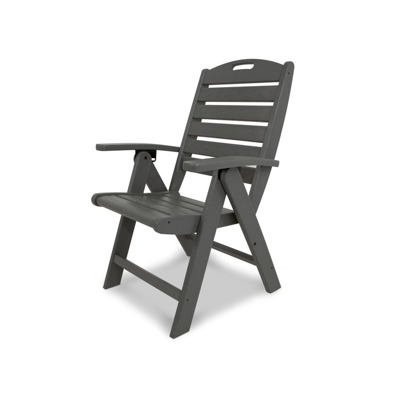 Fauteuil à dossier haut Trex Yacht Club, Gris