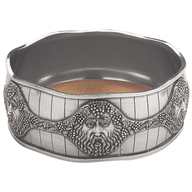Vinifera Pewter Round Coaster