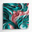 «Abstract Florals», art mural gris sur toile 61-869491098