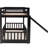 Twin Over Bunk Bed With , - Construction Safe Climbing-533384234
